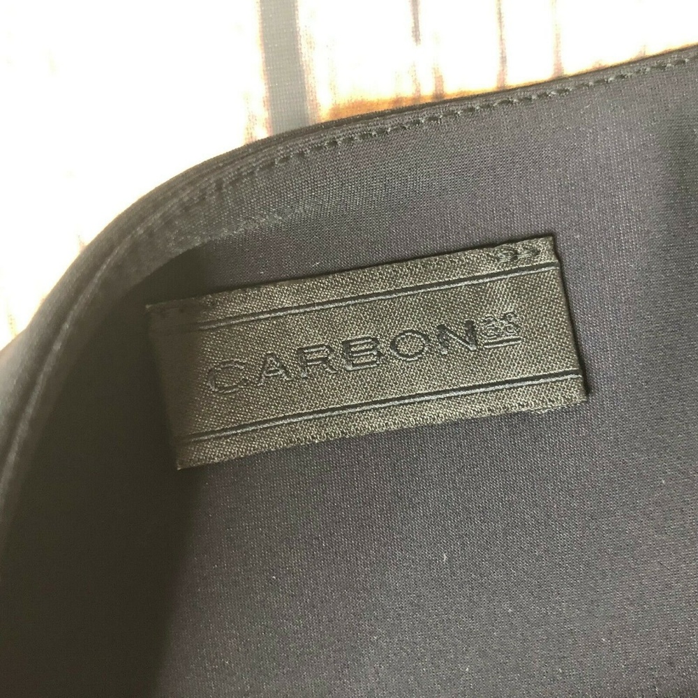 Carbon38 Womens Waterfall Skirt Casual NEW Black F - Picture 5 of 6